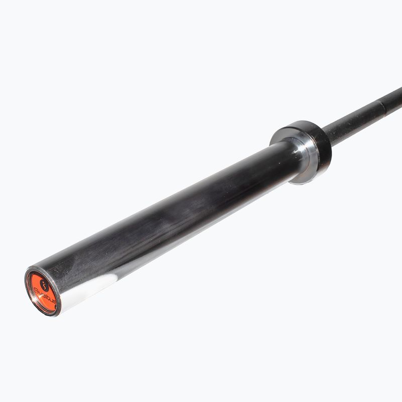 Grifas tiesus Sveltus Training Bar + 2 Spring Collars 220 cm chrome 4