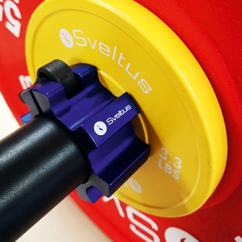 Štangos spaustukai Sveltus Aluminium Stop Disc 2 vnt. blue 3