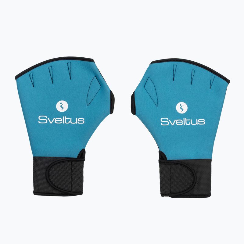 Aquafitness pirštinės Sveltus 1840 Aqua black/blue 2