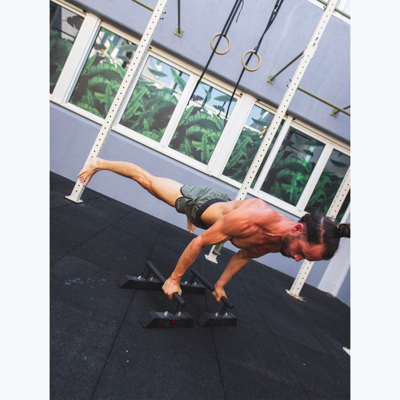 Atsispaudimų rankenos Sveltus Parallette 2 vnt. black 6