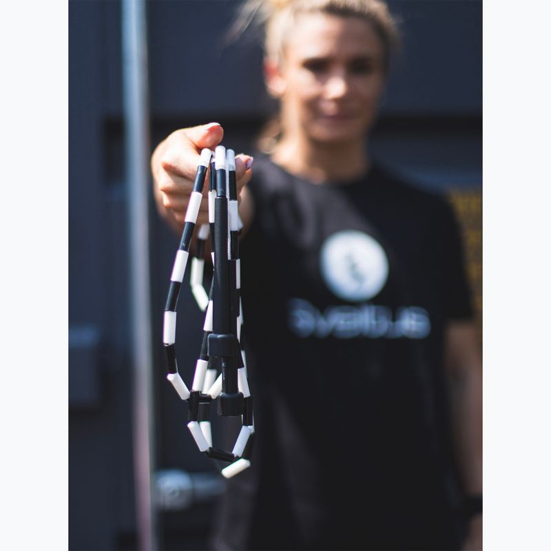 Treniruočių šokdynė Sveltus Crossovers 213 cm black/white 2