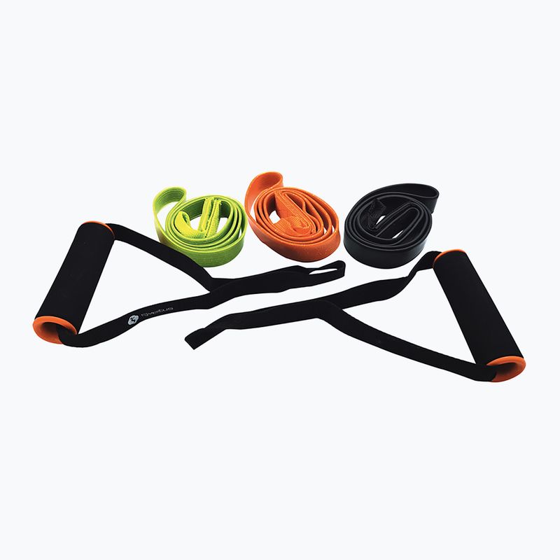 Pratimų ekspanderis Sveltus Fitness Elastic Bands 3 vnt. green/ orange/ black 2