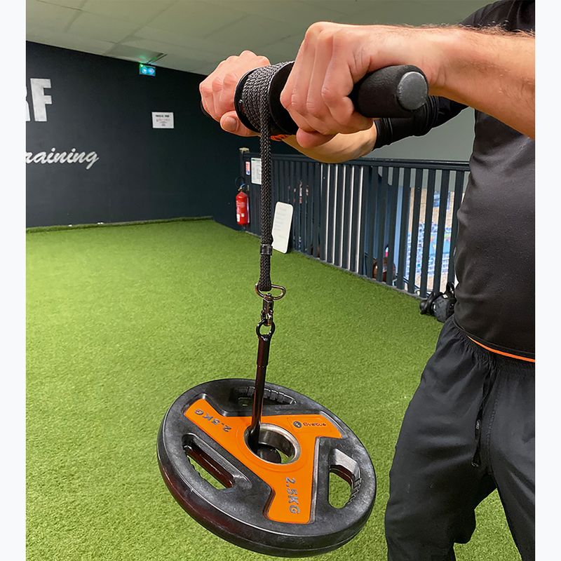 Riešų ir dilbių treniruoklis Sveltus Wrist Roller black 4