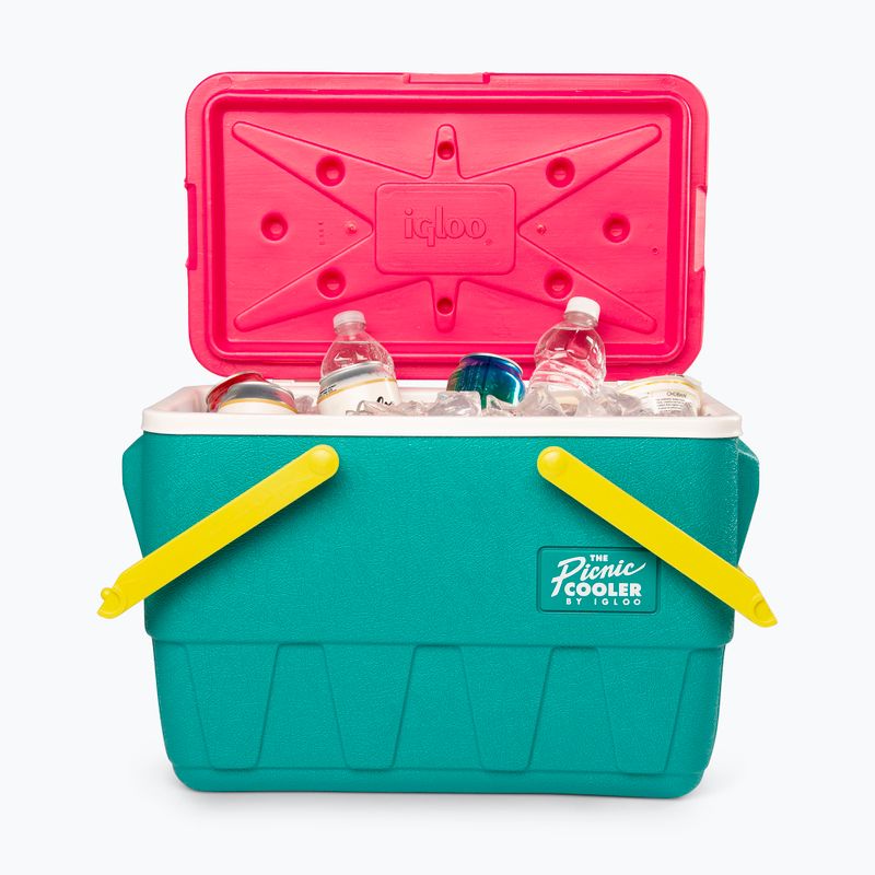 Nešiojamas šaldytuvas Igloo Retro Picnic 25 Qt 23 l dark jade 9