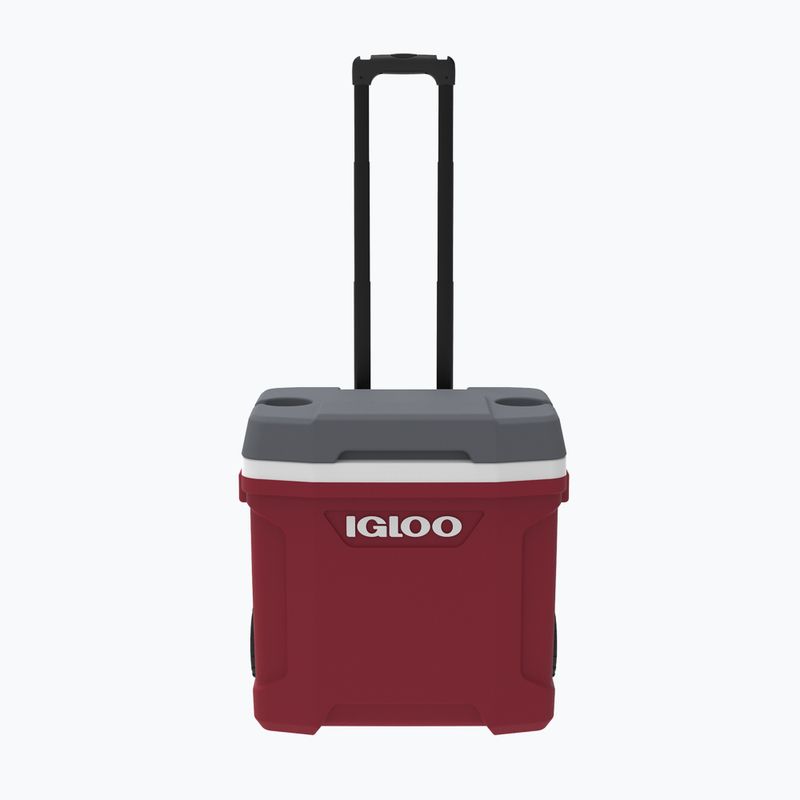 Turistinis šaldytuvas Igloo Latitude 30 Qt Roller 28 l industrial red/ meteorite