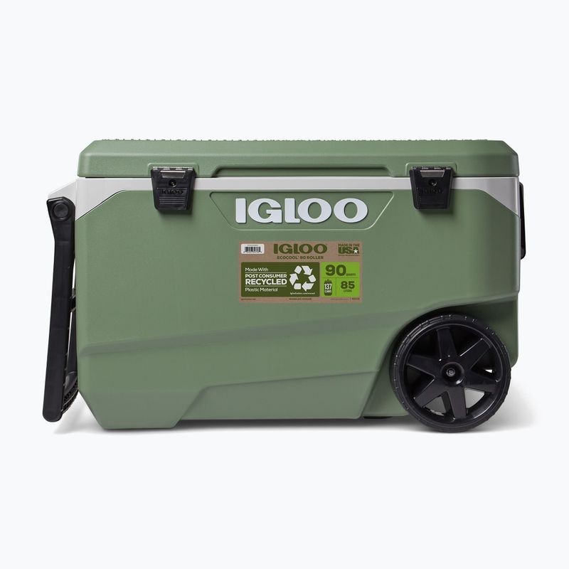 Turistinis šaldytuvas Igloo Ecocool Latitude 90 Qt Roller 85 l vintage green 2