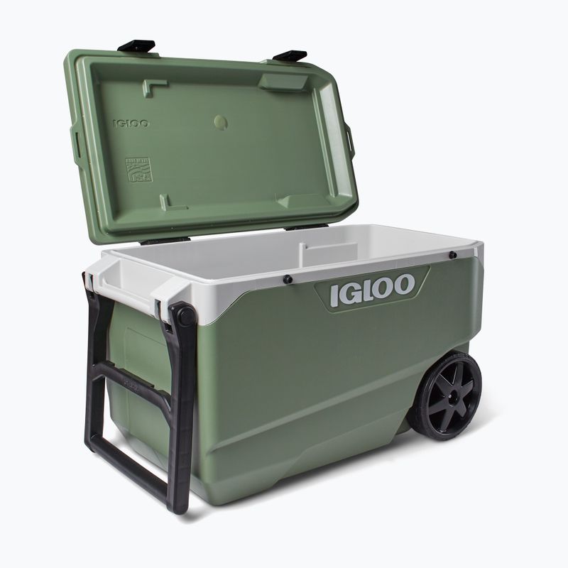 Turistinis šaldytuvas Igloo Ecocool Latitude 90 Qt Roller 85 l vintage green 7