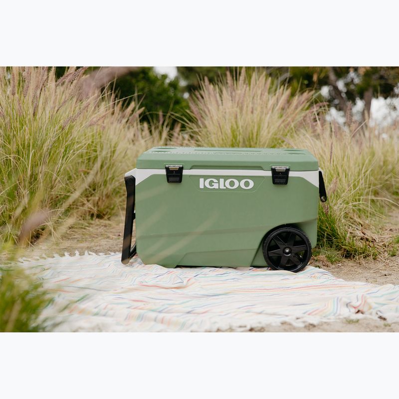 Turistinis šaldytuvas Igloo Ecocool Latitude 90 Qt Roller 85 l vintage green 9