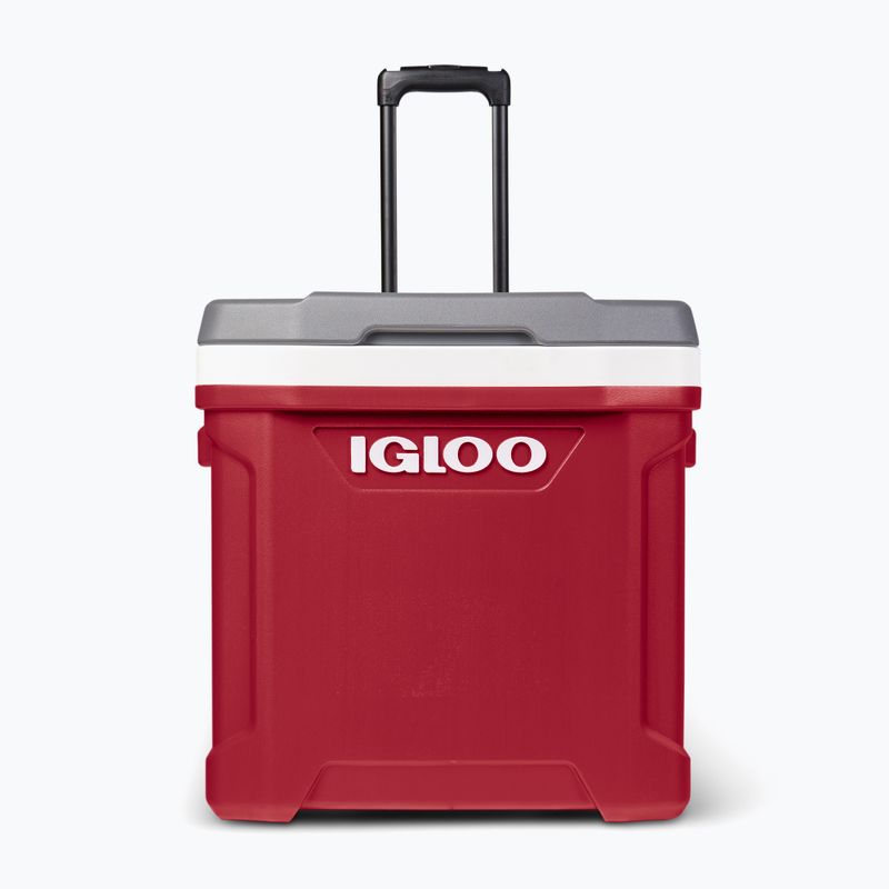 Turistinis šaldytuvas Igloo Latitude 60 Roller 56 l industrial red/ meteorite 2