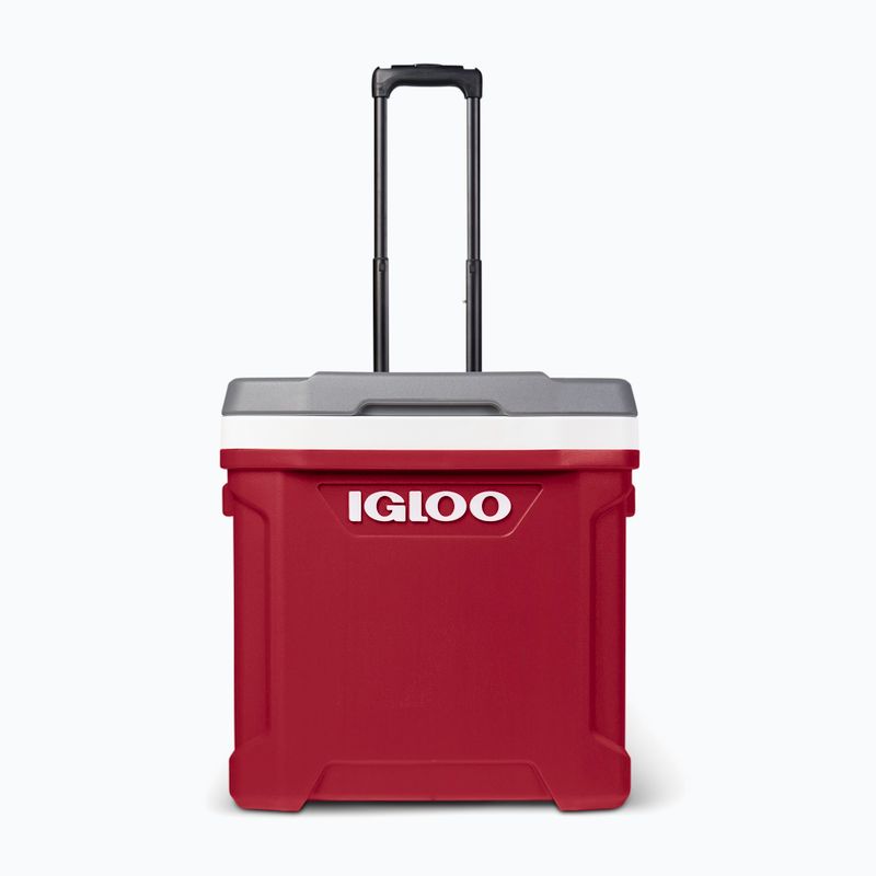 Turistinis šaldytuvas Igloo Latitude 60 Roller 56 l industrial red/ meteorite 9