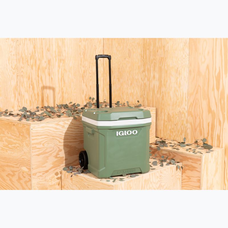 Turistinis šaldytuvas Igloo Ecocool Latitude 60 Qt Roller 56 l vintage green 10