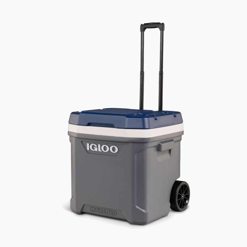 Turistinis šaldytuvas Igloo Maxcold Latitude 62 Qt Roller 59 l carbonite/ aegean sea 9