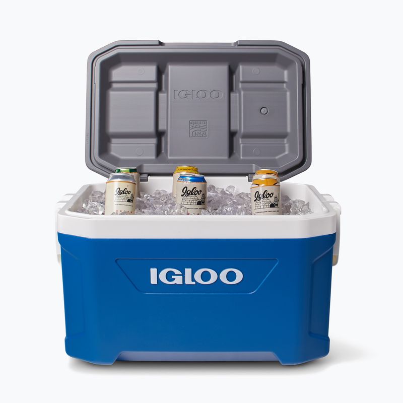 Turistinis šaldytuvas Igloo Latitude 52 indigo blu/white/meteorite 9