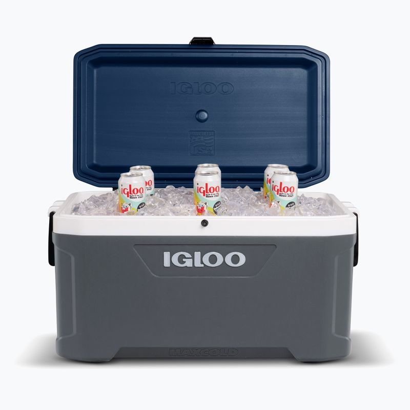 Turistinis šaldytuvas Igloo Maxcold Latitude 70 Qt 66 l carbonite/ aegean sea 10