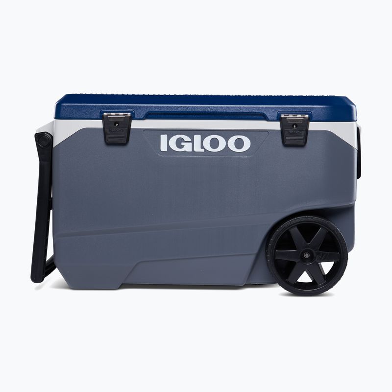 Turistinis šaldytuvas Igloo Maxcold Latitude 90 Qt Roller 85 l carbonite/aegean sea