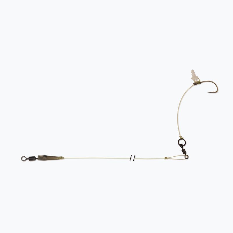 Carp Spirit Hinged Stiff Rig Spygliuotas karpinis pavadėlis žalias ACS340038