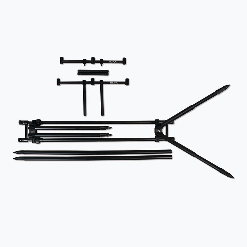 Carp Spirit Blax Rod Pod Pilnas stovas meškerykočiui juodas ACS370090 2