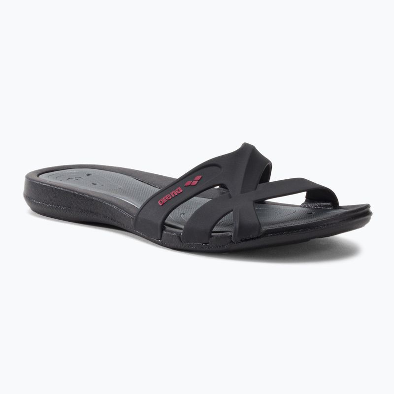 Moteriškos arena Athena Hook šlepetės black/deep