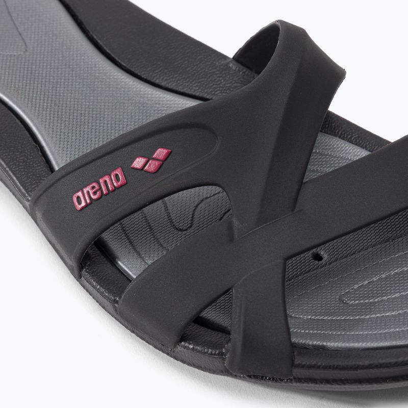 Moteriškos arena Athena Hook šlepetės black/deep 7
