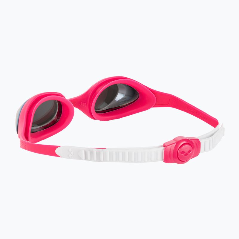 Vaikiški plaukimo akiniai arena Spider JR Mirror white/pink/fuchsia 4