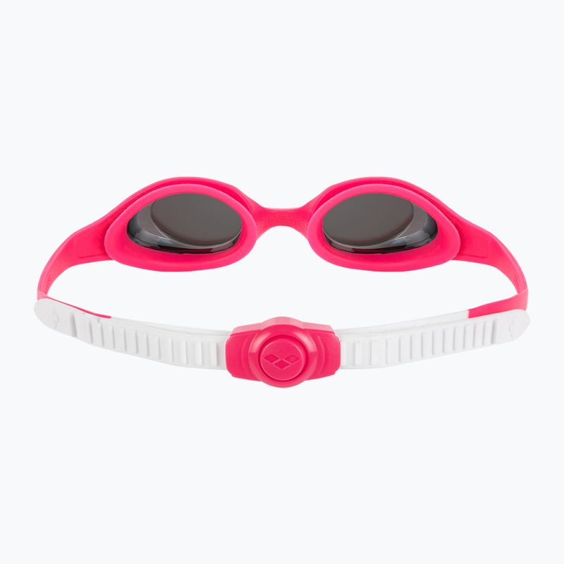 Vaikiški plaukimo akiniai arena Spider JR Mirror white/pink/fuchsia 5