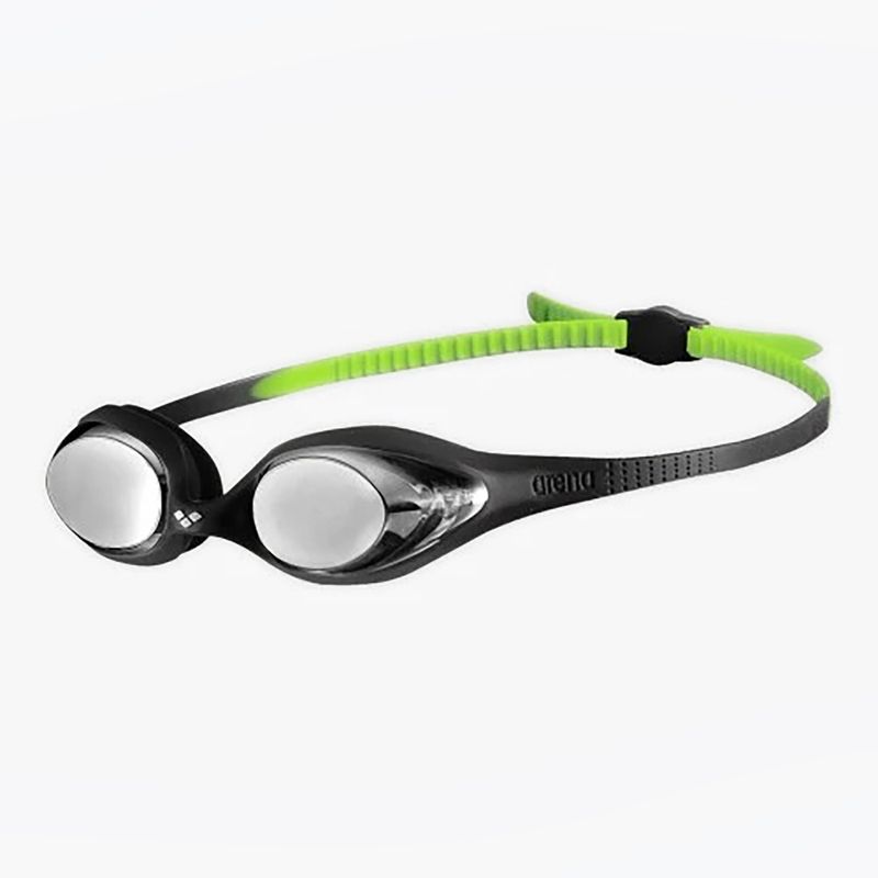 Vaikiški plaukimo akiniai arena Spider JR Mirror black/silver/green 5