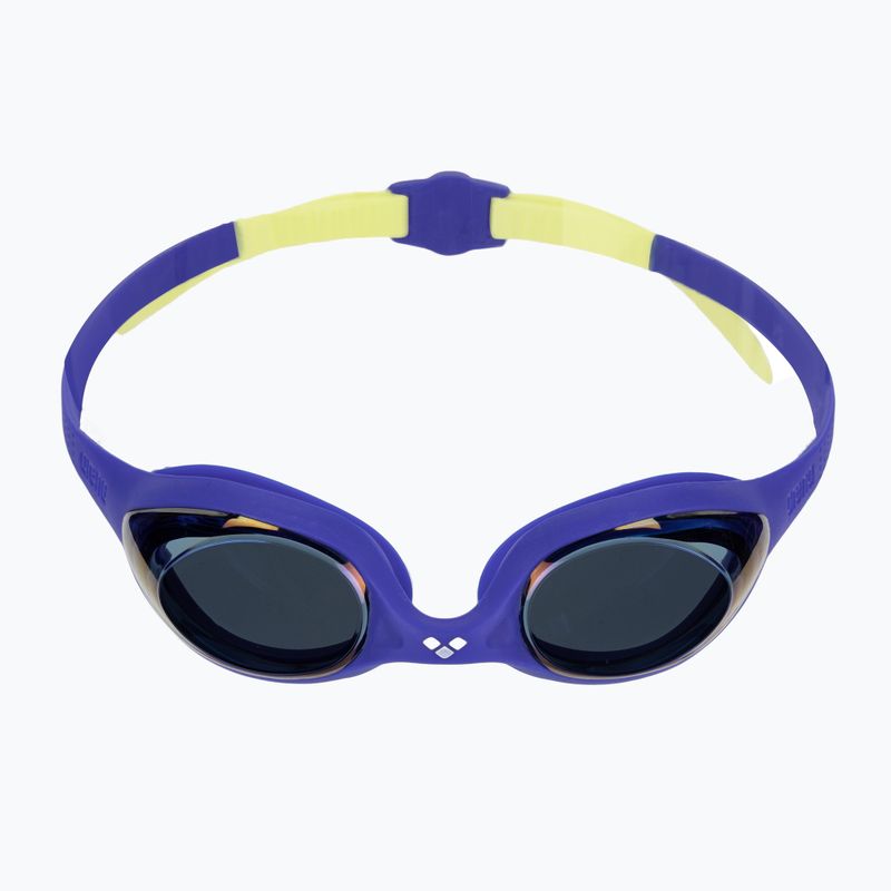 Vaikiški plaukimo akiniai arena Spider JR Mirror blue/blue/yellow 2