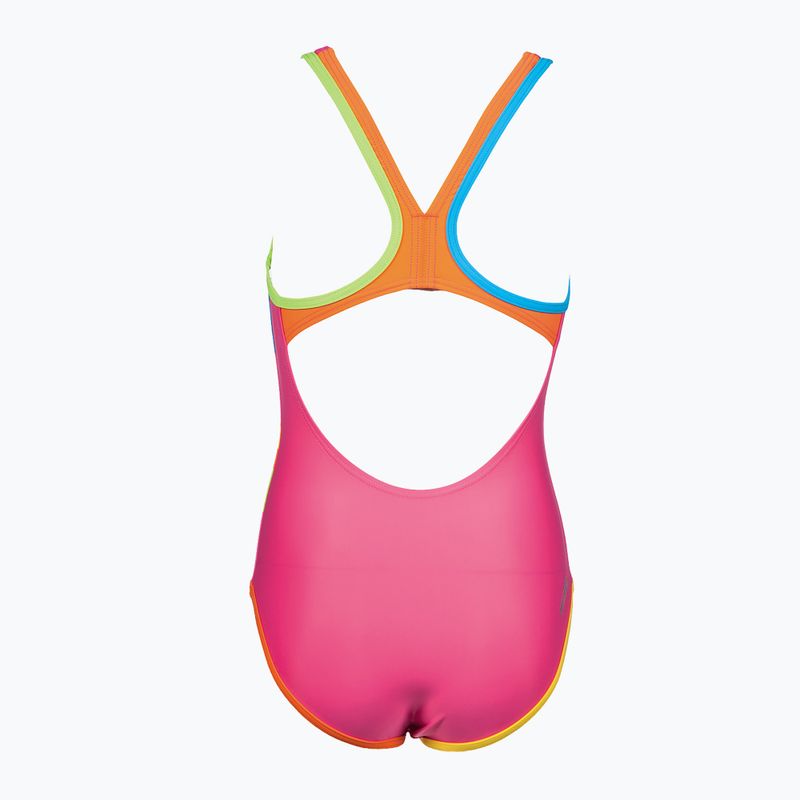Vaikiškas vientisas maudymosi kostiumėlis arena Patch One Piece L fresia rose/multi 7