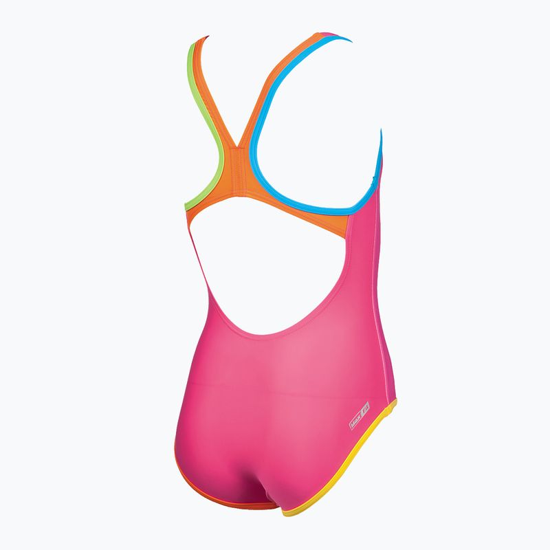 Vaikiškas vientisas maudymosi kostiumėlis arena Patch One Piece L fresia rose/multi 8