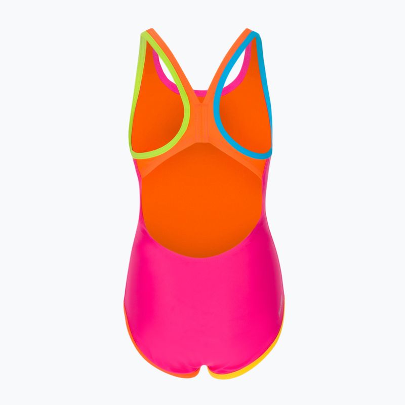 Vaikiškas vientisas maudymosi kostiumėlis arena Patch One Piece L fresia rose/multi 2