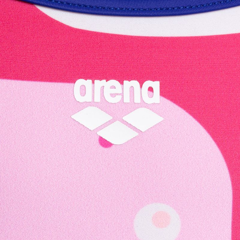 Arena Nifty One Piece L fresia rose/danube blue vaikiškas vientisas maudymosi kostiumėlis 3