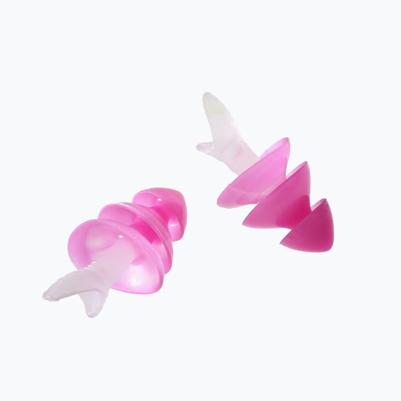 Ausų kištukai arena Earplug Pro, skaidrūs / fuksija 2