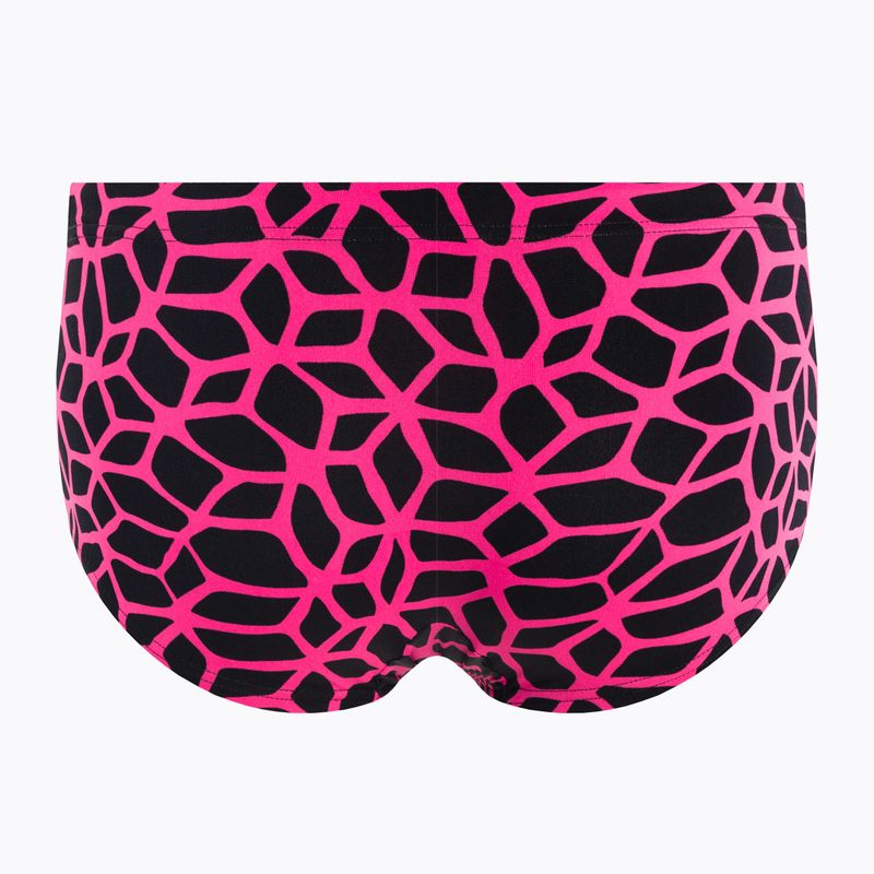 Vyriški arena Carbonics maudymosi bokseriai su mažu liemeniu black/fresia rose 2