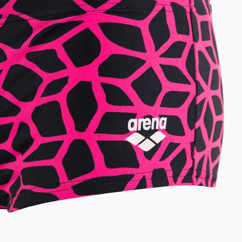 Vyriški arena Carbonics maudymosi bokseriai su mažu liemeniu black/fresia rose 3