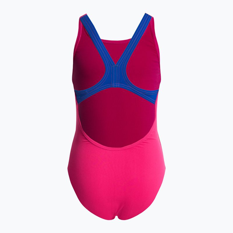 Arena Cell One Piece L fresia rose/pix blue vaikiškas vientisas maudymosi kostiumėlis 2