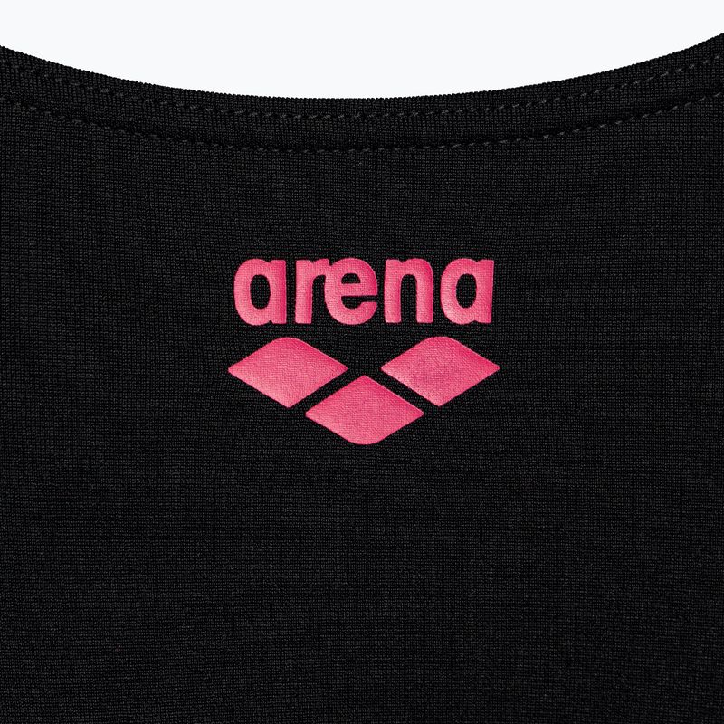 Moteriškas vientisas maudymosi kostiumėlis arena Reticulum One Piece black/fresia rose 4