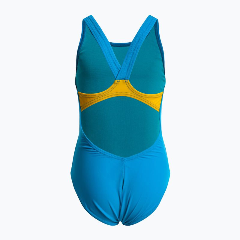 Arena Sparkle One Piece vaikiškas maudymosi kostiumėlis L pix blue/lily yellow 2