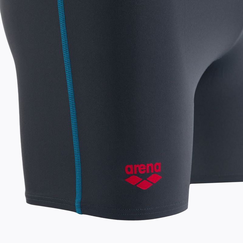 Vyriški Arena Mask Mid Jammer asfalto spalvos maudymosi kostiumėliai 3