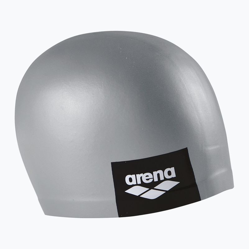 Arena Logo Liejama pilka plaukimo kepuraitė 2
