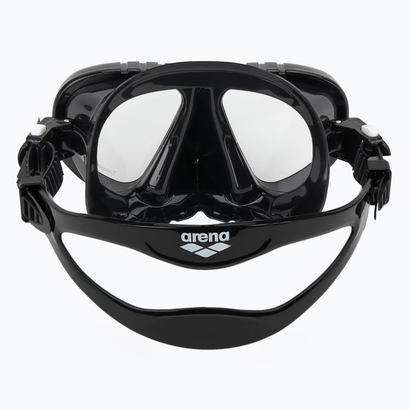Paviršinio nardymo rinkinys arena Premium Snorkeling Set black/clear/black 5