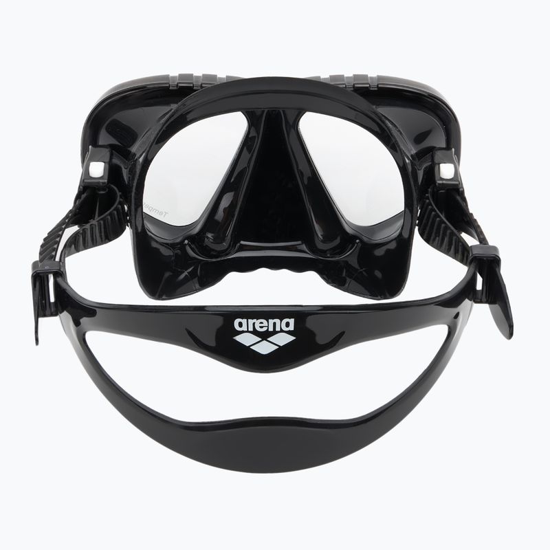 Vaikiškas paviršinio nardymo rinkinys arena Premium Snorkeling Set Jr black/clear/black 5