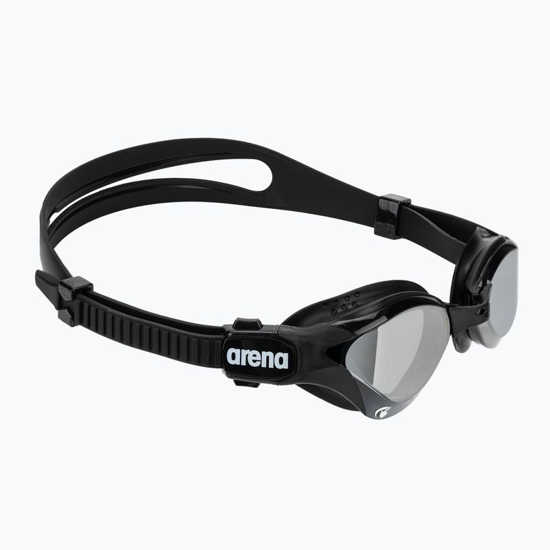 Plaukimo akiniai arena Cobra Tri Swipe Mirror silver/black