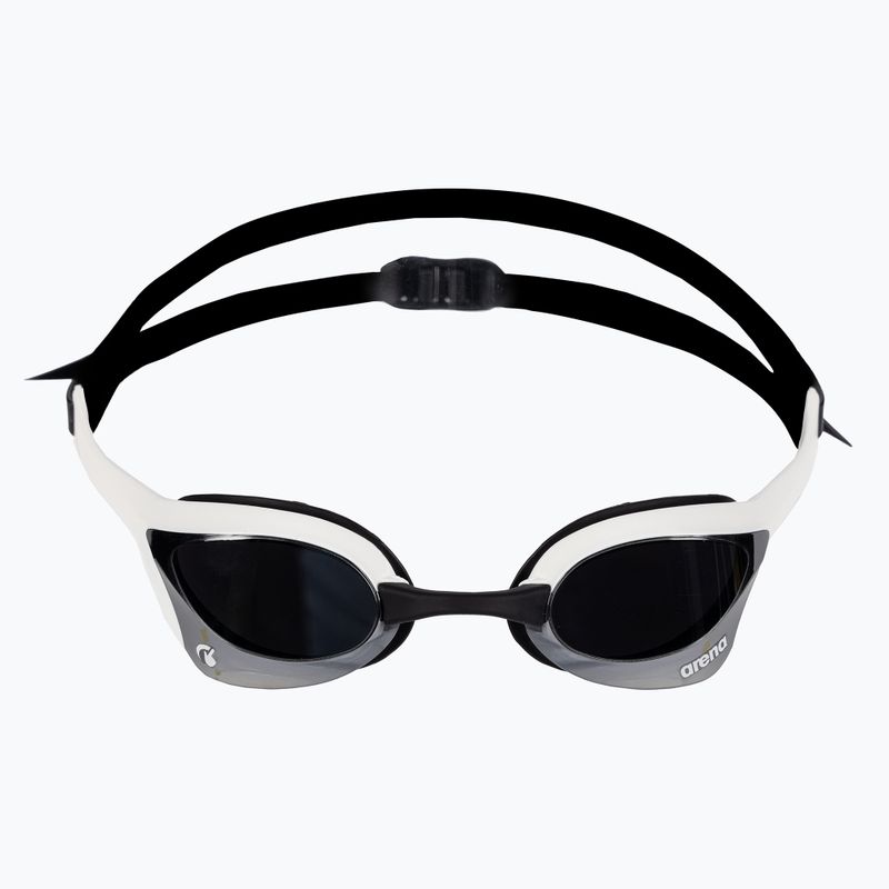 Plaukimo akiniai arena Cobra Ultra Swipe Mrirror silver/white 2