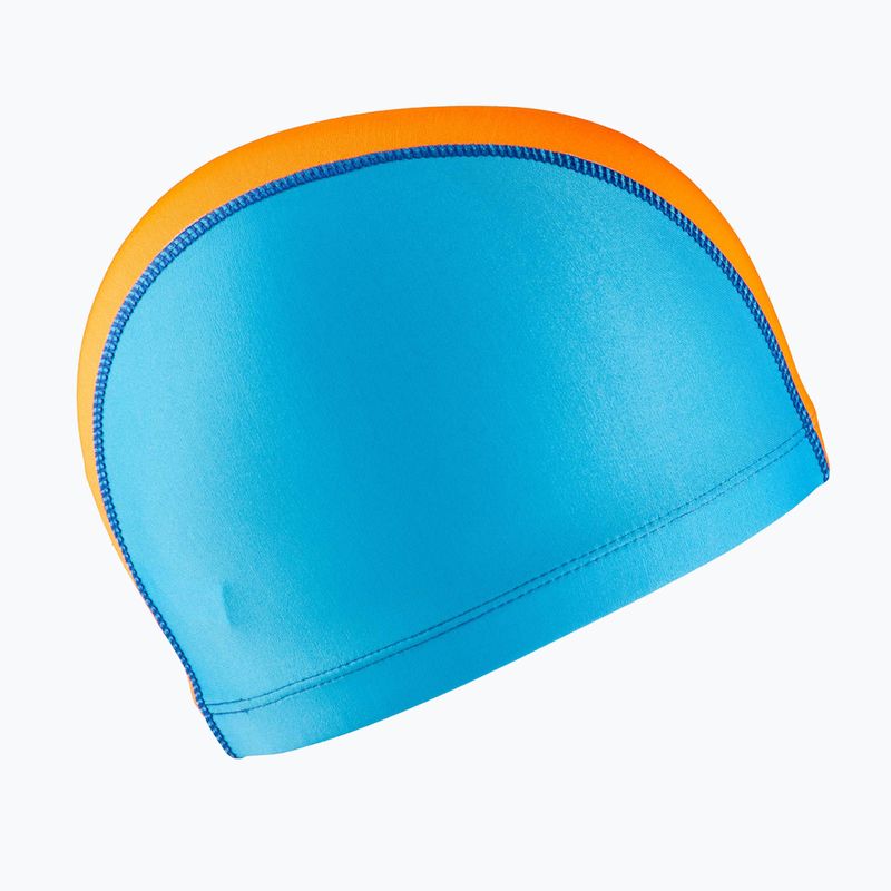 Vaikiška plaukimo kepuraitė arena Unix II Jr blue/orange/lightblue 2