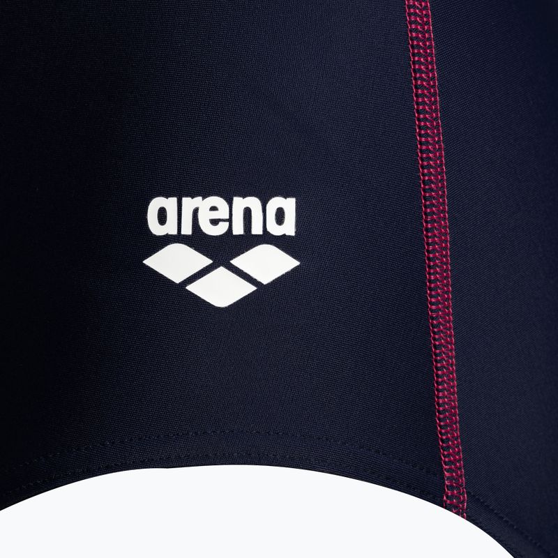 Moteriškas vientisas maudymosi kostiumėlis arena Mirrors Swim Pro Back One Piece L navy/freak rose 3
