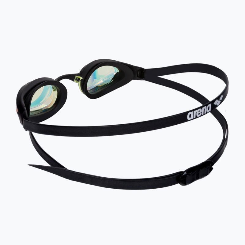 Arena plaukimo akiniai Cobra Core Swipe Mirror yellow copper/black 4