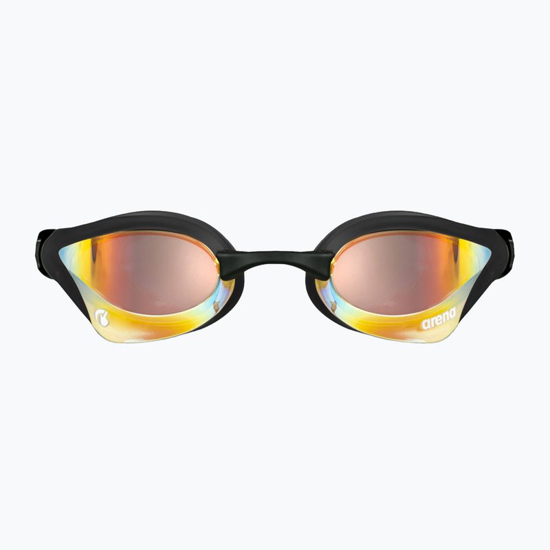 Arena plaukimo akiniai Cobra Core Swipe Mirror yellow copper/black 7
