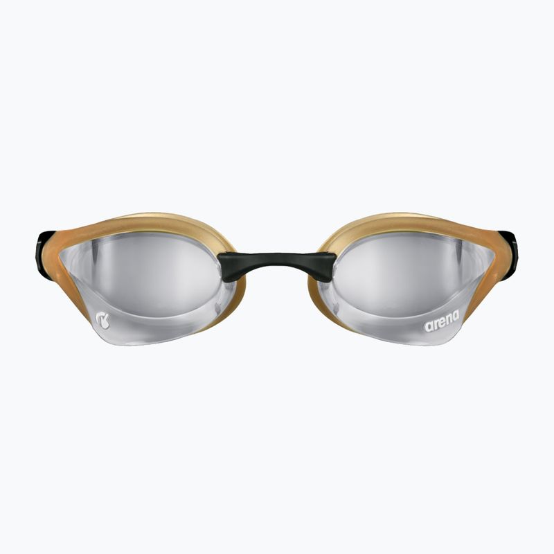 Arena plaukimo akiniai Cobra Core Swipe Mirror silver/gold 2