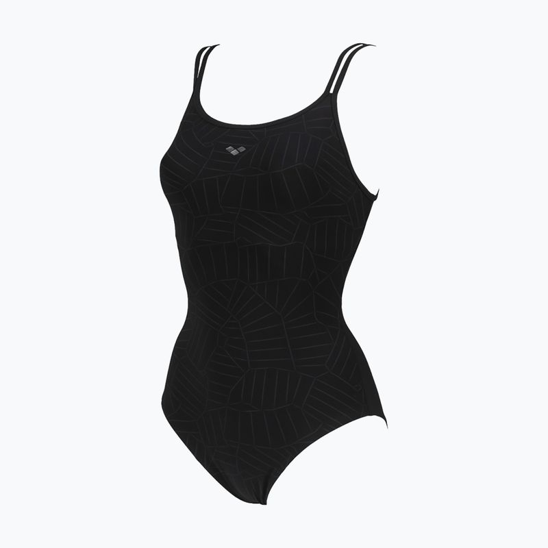 Moteriški maudymosi kostiumėliai arena Esther Cross Back One Piece black/black 6