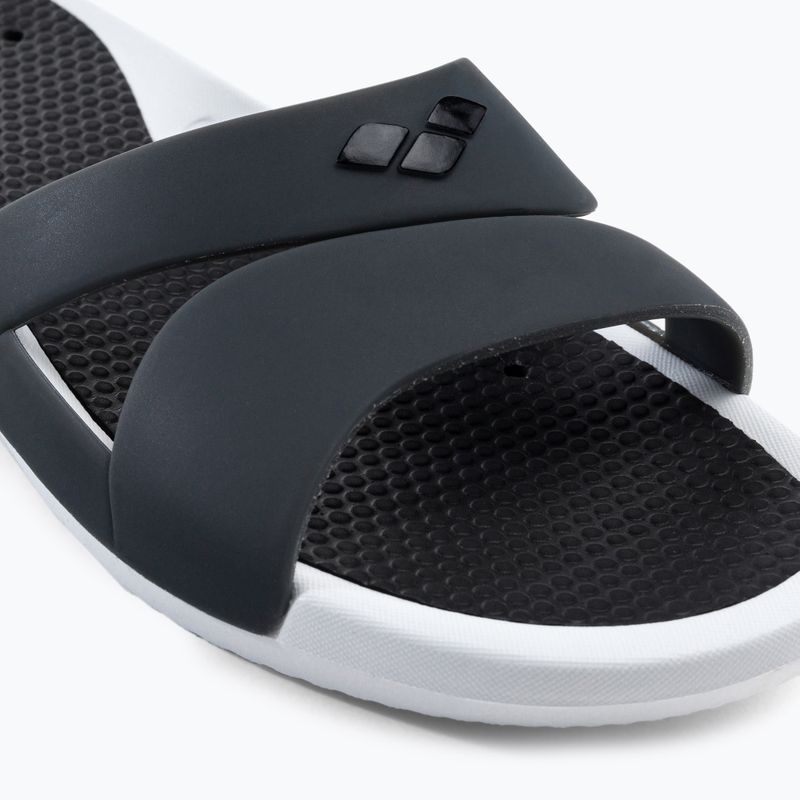 Moteriškos šlepetės arena Nina white/dark grey/black 7